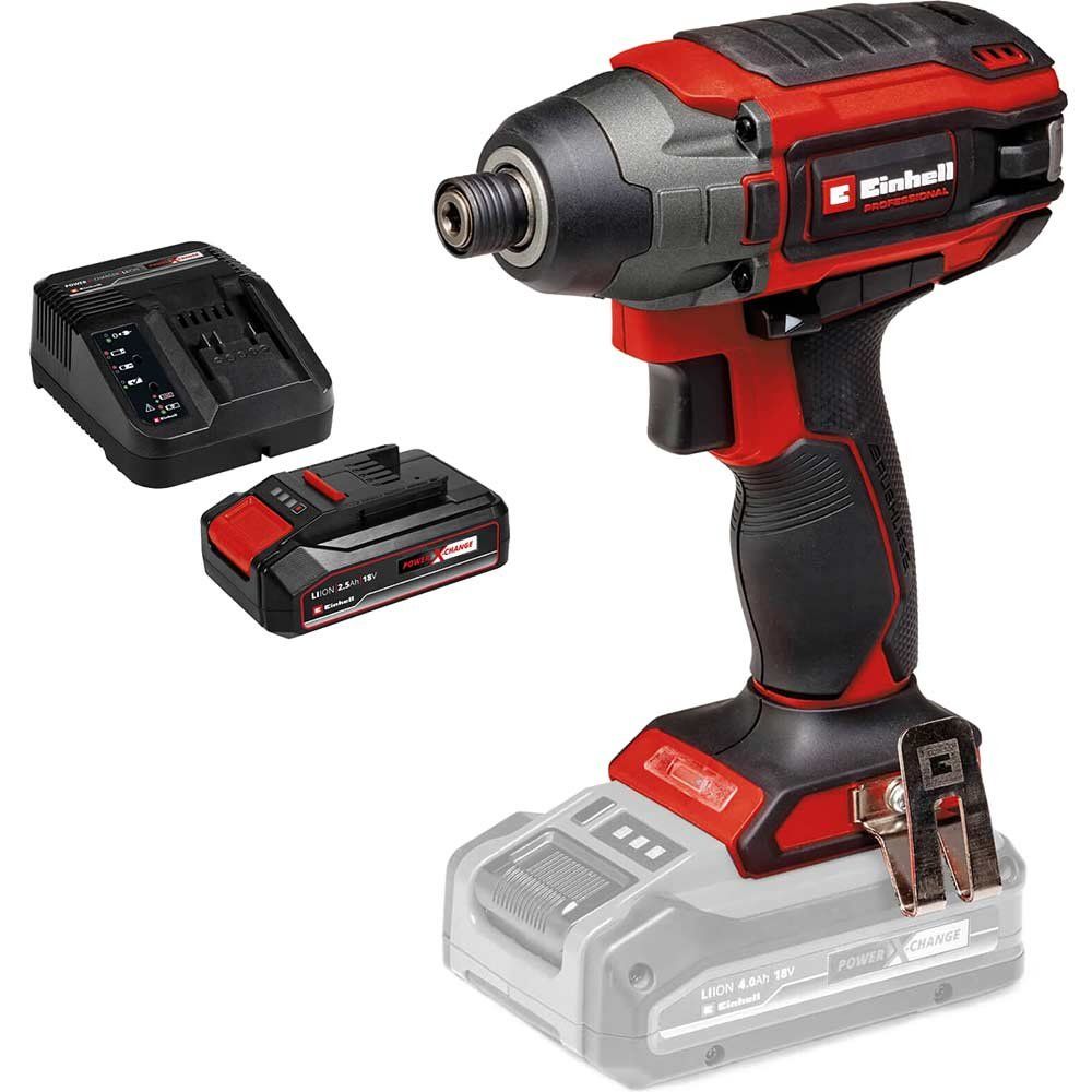 Einhell Professional TP-CI 18/220 Li BL 18v Cordless Brushless Impact Driver 1 x 5.2ah Plus Li-ion Battery Charger No Case - Image 1