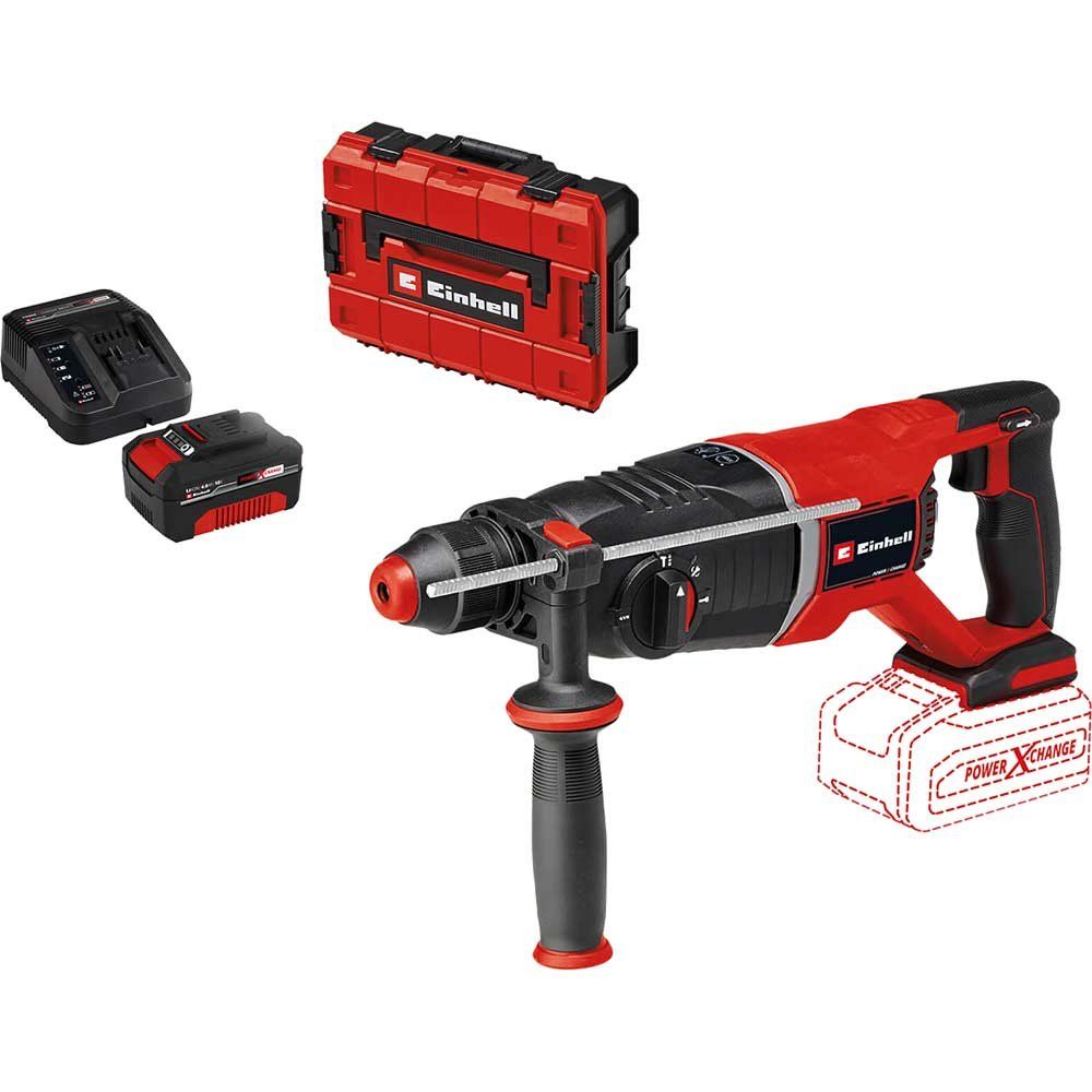 Einhell Professional TP-HD 18/26 D Li BL 18v Cordless Brushless SDS Plus Drill 1 x 4ah Li-ion Battery Charger Case - Image 1
