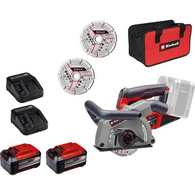 Einhell Professional TP-MA 36/30 Li BL 36v Cordless Brushless Wall Chaser 4 x 5.2ah Plus Li-ion Twin or Dual Battery Charger Bag