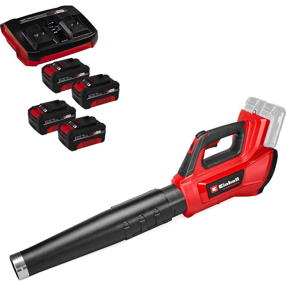 Einhell Professional GP-LB 36/230 Li E BL 36v Cordless Brushless Leaf Blower 4 x 5.2ah Plus Li-ion Twin or Dual Battery Charger - Image 1