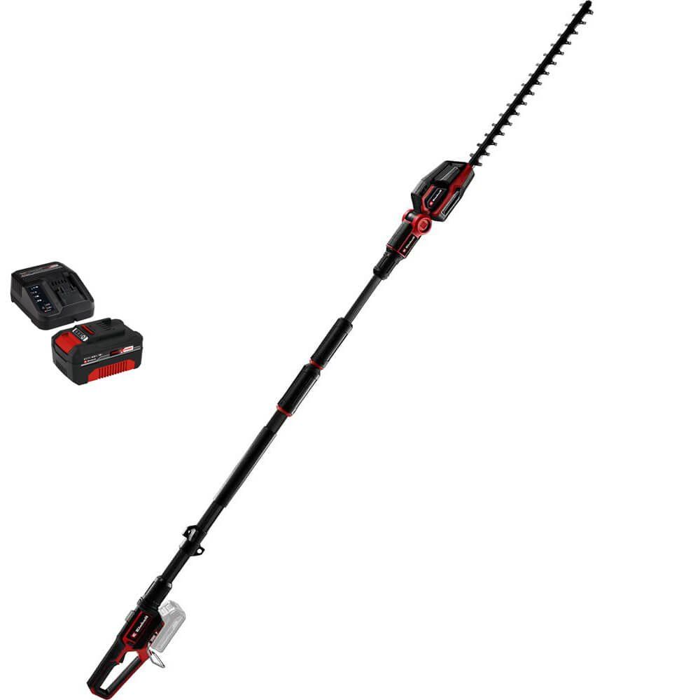 Einhell Professional GP-HH 18/50 Li T BL 18v Cordless Brushless Telescopic Hedge Trimmer 500mm 2 x 4ah Li-ion Battery Charger - Image 1