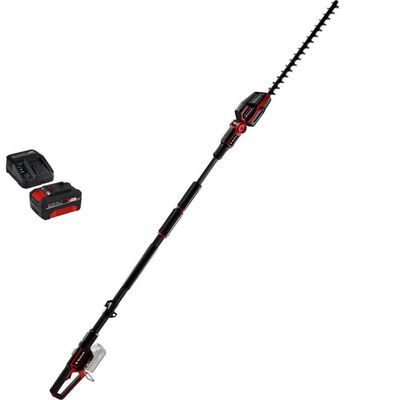 Einhell Professional GP-HH 18/50 Li T BL 18v Cordless Brushless Telescopic Hedge Trimmer 500mm 2 x 4ah Li-ion Battery Charger