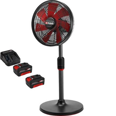 Einhell GE-CF 18/320 P Li 18v Cordless Brushless Pedestal Air Fan 1 x 5.2ah Plus Li-ion Battery Charger