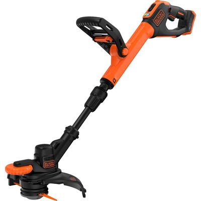 Black and Decker BCSTR918 18v Cordless Resin Blade Telescopic Grass Trimmer and Edger 280mm No Batteries No Charger