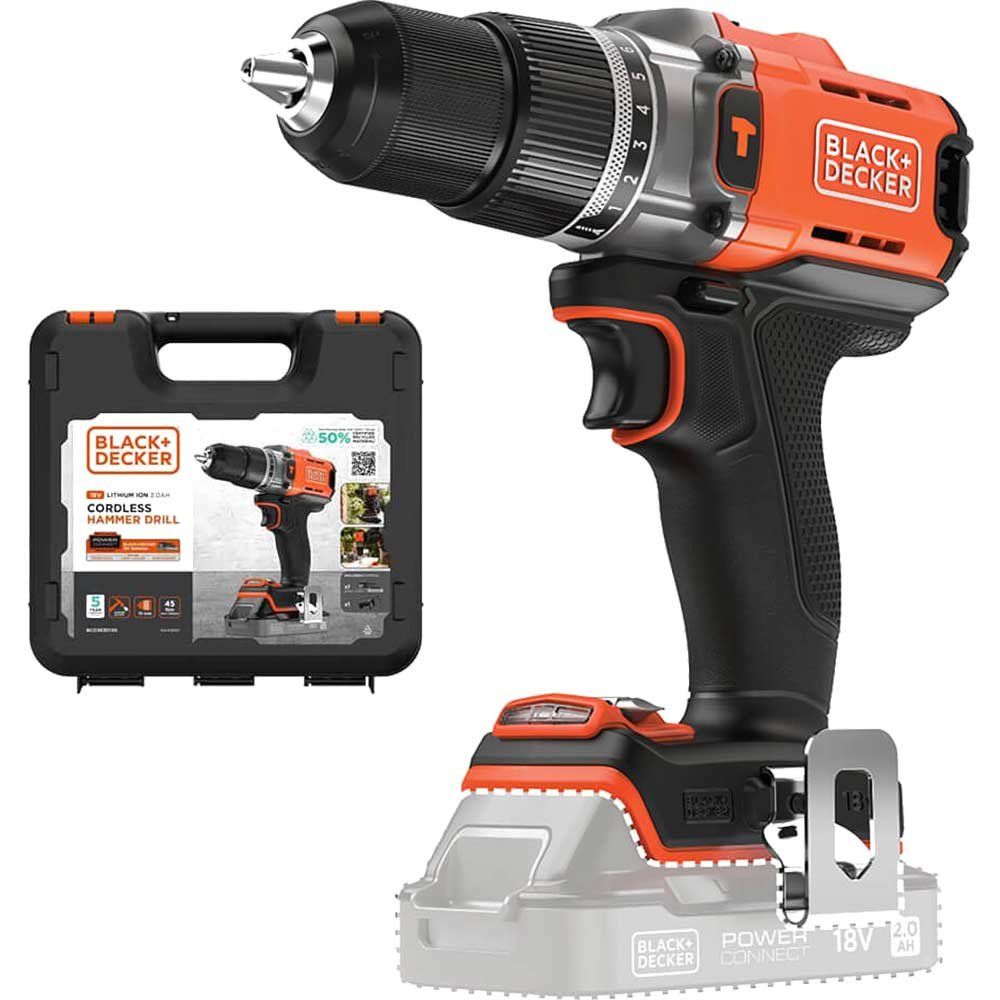 Black and Decker BCD383 18v Cordless Combi Drill No Batteries No Charger Case - Image 1