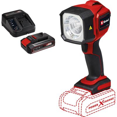 Einhell TC-CL 18/350 Li 18v Cordless LED Work Light Torch 1 x 2.5ah Li-ion Charger