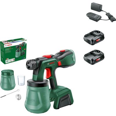 Bosch ADVANCEDSPRAY 18V-500 P4A 18v Cordless Paint Spray System 2 x 1.5ah Li-ion Charger No Case