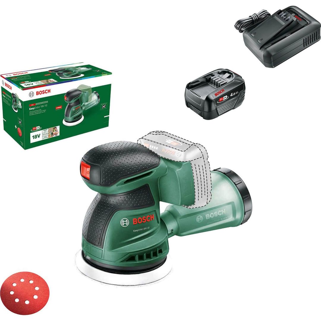 Bosch EASYORBIT 18V-10 P4A 18v Cordless Disc Sander 125mm - Image 1
