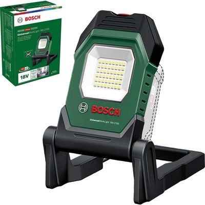 Bosch UNIVERSALWORKLIGHT 18V-2100 P4A 18v Cordless LED Work Light 2 x 2.5ah Li-ion Charger No Case