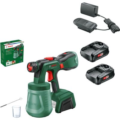 Bosch UNIVERSALSPRAY 18V-300 P4A 18v Cordless Paint Spray System 2 x 1.5ah Li-ion Charger No Case