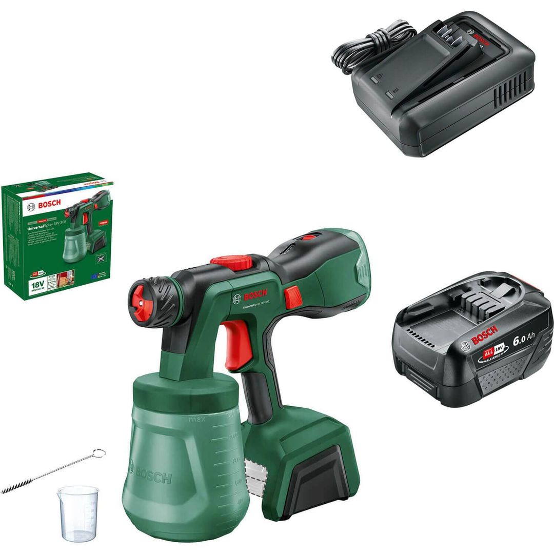 Bosch UNIVERSALSPRAY 18V-300 P4A 18v Cordless Paint Spray System - Image 1