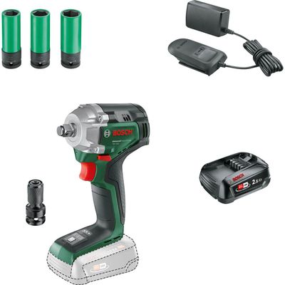 Bosch UNIVERSALIMPACTDRIVE 18V-350 P4A 18v Cordless Impact Wrench 1 x 6ah Li-ion Charger No Case - Thumbnail 2