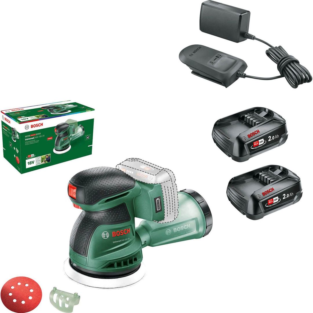 Bosch UNIVERSALORBIT 18V-20 P4A 18v Cordless Disc Sander 125mm - Image 1