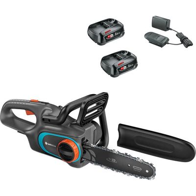Gardena POWERSAW 250 P4A 18v Cordless Chainsaw 250mm 2 x 4ah Li-ion Charger