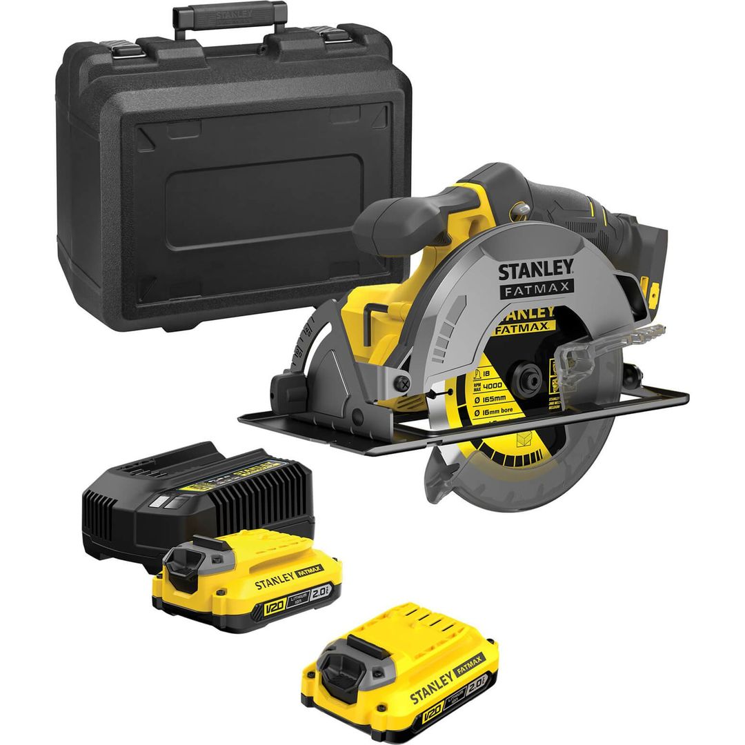 Stanley Fatmax V20 SFMCS500 18v Cordless Circular Saw 165mm - Image 1