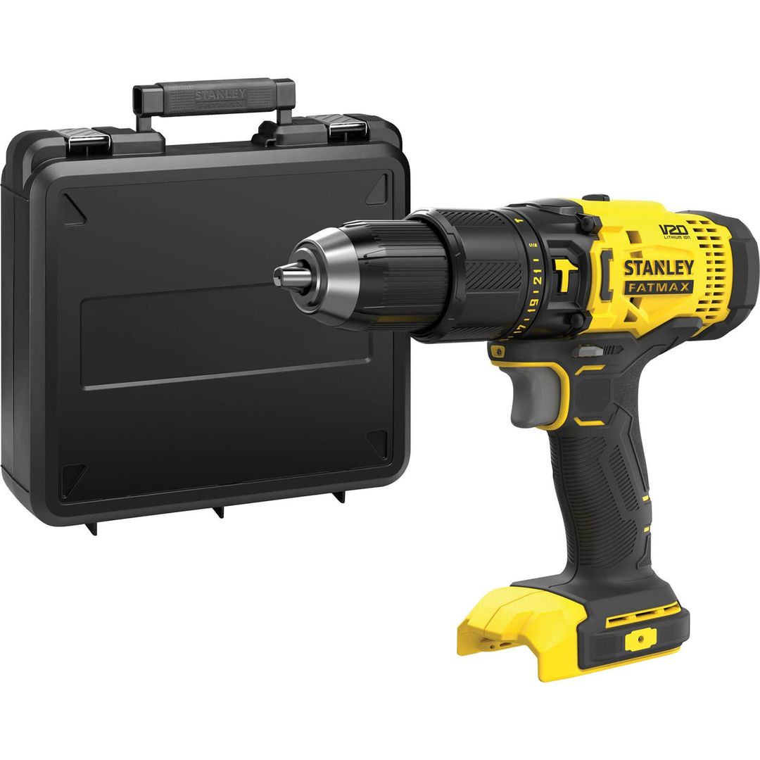 Stanley Fatmax V20 SFMCD711 18v Cordless Combi Drill No Batteries No Charger Case - Image 1