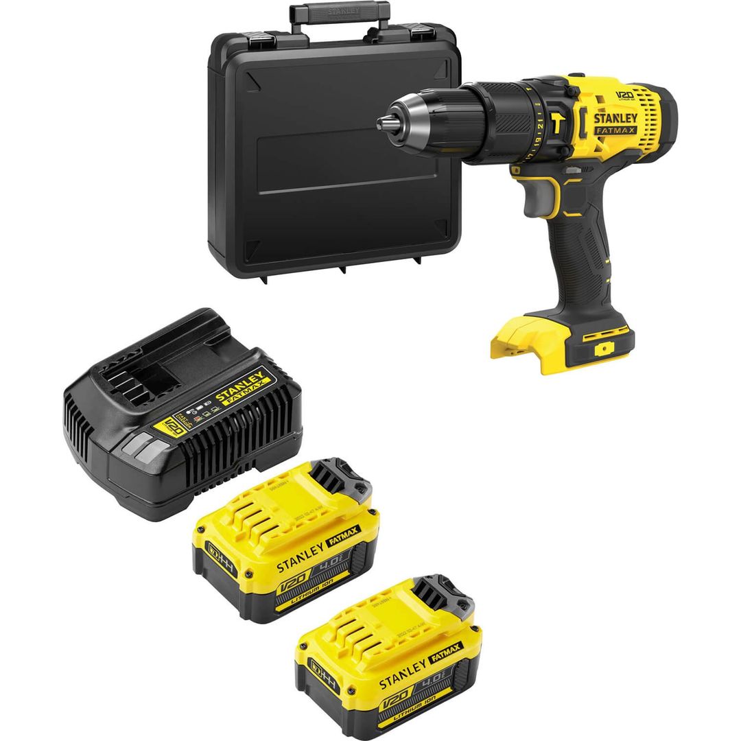 Stanley Fatmax V20 SFMCD711 18v Cordless Combi Drill - Image 1
