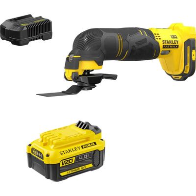 Stanley Fatmax V20 SFMCE500 18v Cordless OIS Oscillating Multi Tool 1 x 4ah Li-ion Battery Charger No Case