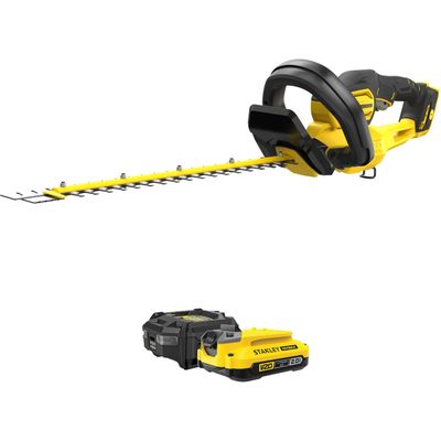 Stanley Fatmax V20 SFMCHT855 18v Cordless Hedge Trimmer 550mm 1 x 2ah Li-ion Battery Charger