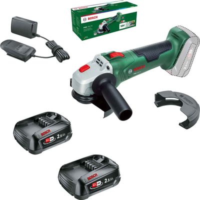 Bosch PWS 18V-70 P4A 18v Cordless Angle Grinder 115mm 2 x 2.5ah Li-ion Charger No Case