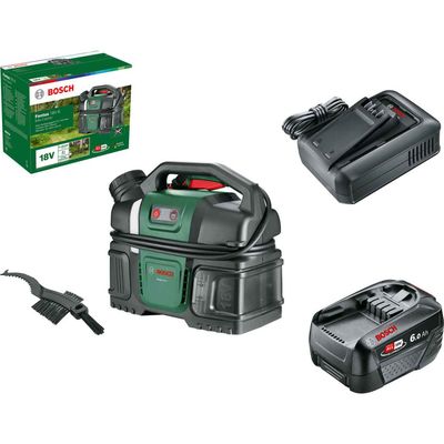 Bosch FONTUS 18V-6 P4A 18v Cordless Pressure Washer and Bicycle Cleaner 2 x 4ah Li-ion Charger