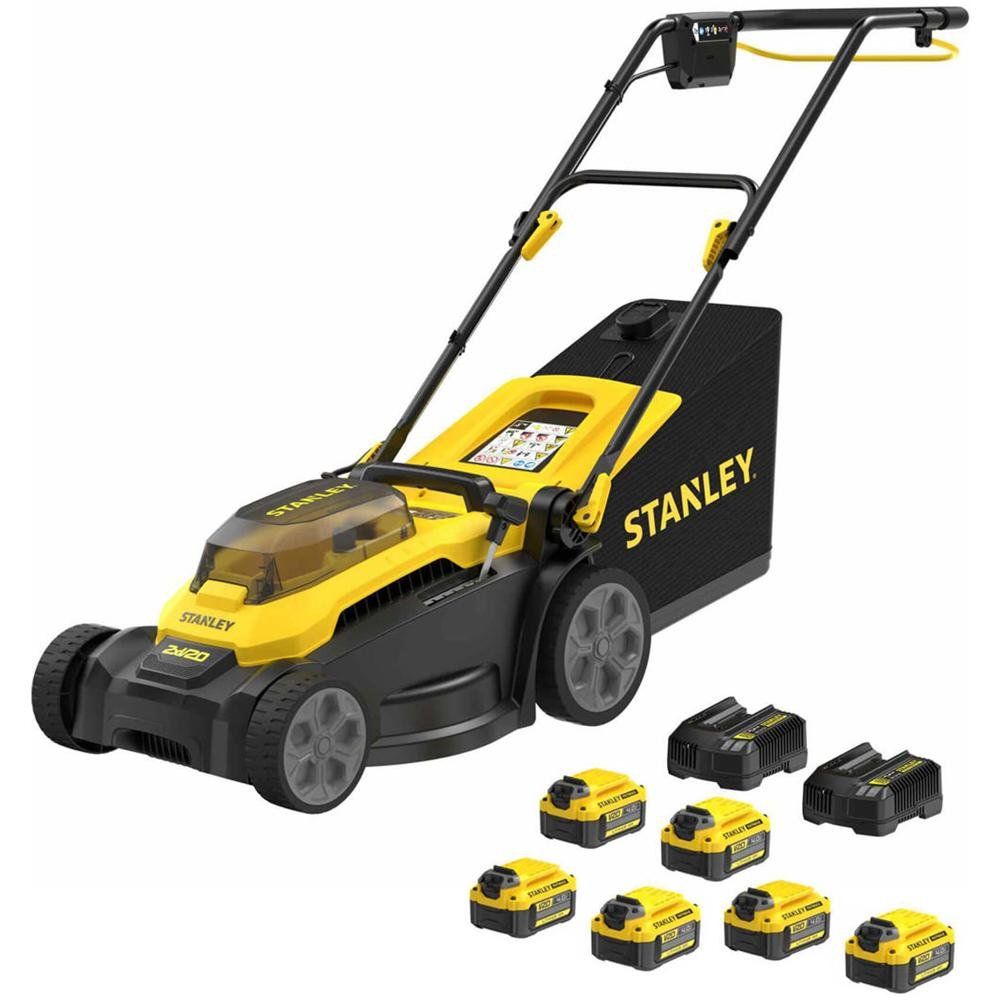 Stanley FatMax V20 SCMWP3701 36v Cordless Rotary Lawnmower 370mm - Image 1