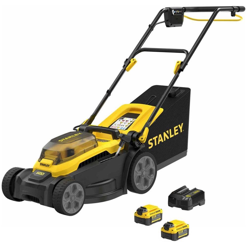 Stanley FatMax V20 SCMWP340 18v Cordless Rotary Lawnmower 340mm - Image 1