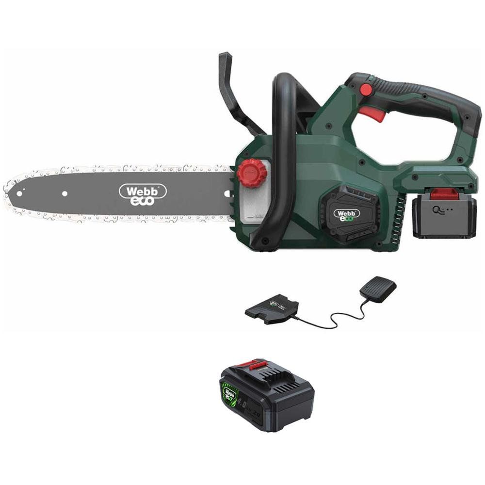 Webb WEV20CS25 20v Eco Cordless Chainsaw 250mm - Image 1