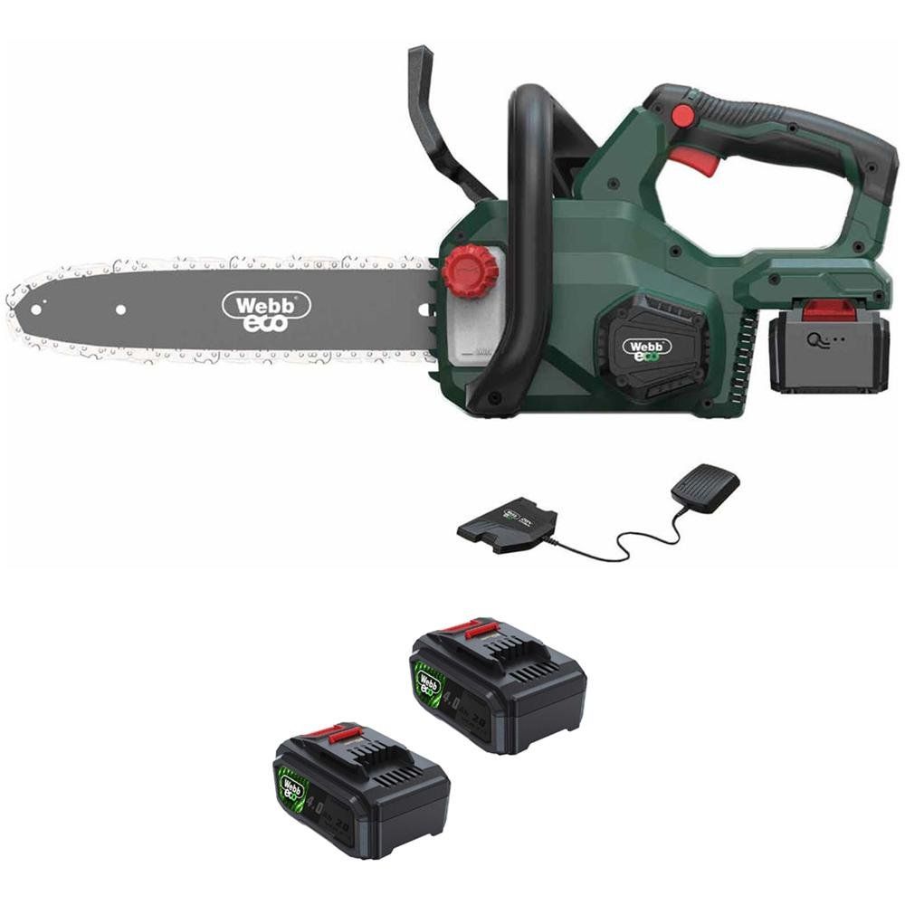 Webb WEV20CS25 20v Eco Cordless Chainsaw 250mm - Image 1