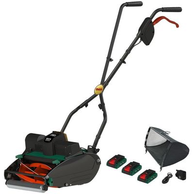 Webb WEV2012R 20v Eco Cordless Cylinder Lawnmower 300mm