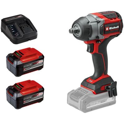 Einhell Professional TP-CW 18/750-C Li BL 18v Cordless Brushless 1/2" Impact Wrench 2 x 8ah Plus Li-ion Charger No Case