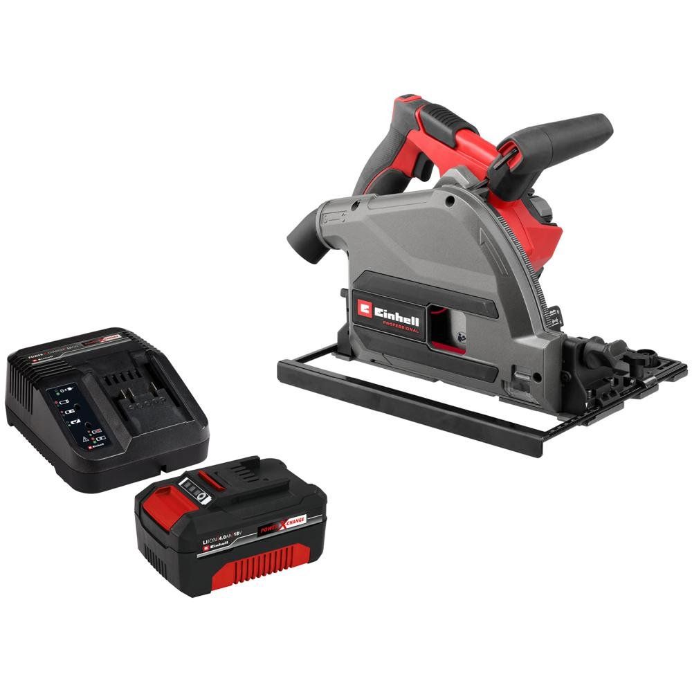 Einhell Professional TP-PS 18/165 Li BL 18v Cordless Brushless Plunge Saw 165mm 1 x 8ah Plus Li-ion Charger No Case - Image 1
