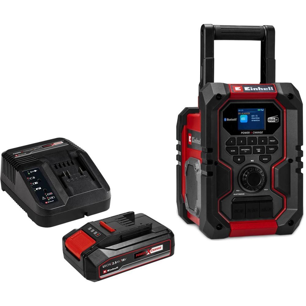 Einhell TE-CR 18 Li DAB+/FM/BT 18v Cordless Radio 1 x 2.5ah Li-ion Charger No Case - Image 1