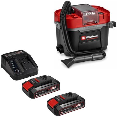 Einhell Professional TP-VC 18/10 Li BL L 18v Cordless L Class Wet and Dry Vacuum Cleaner 10 Litre