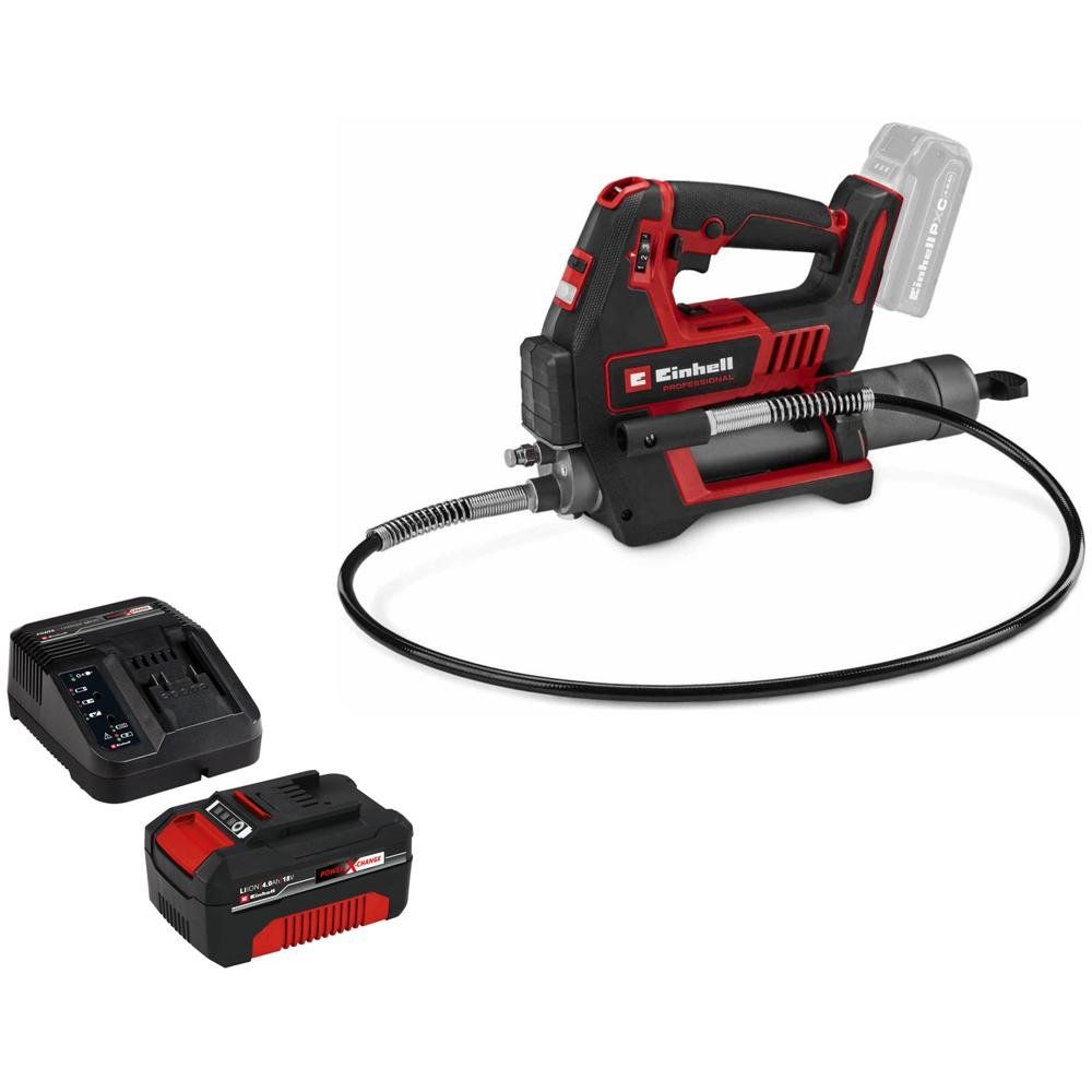 Einhell Professional TP-GR 18/690 Li 18v Cordless Grease Gun 1 x 4ah Li-ion Charger No Case - Image 1