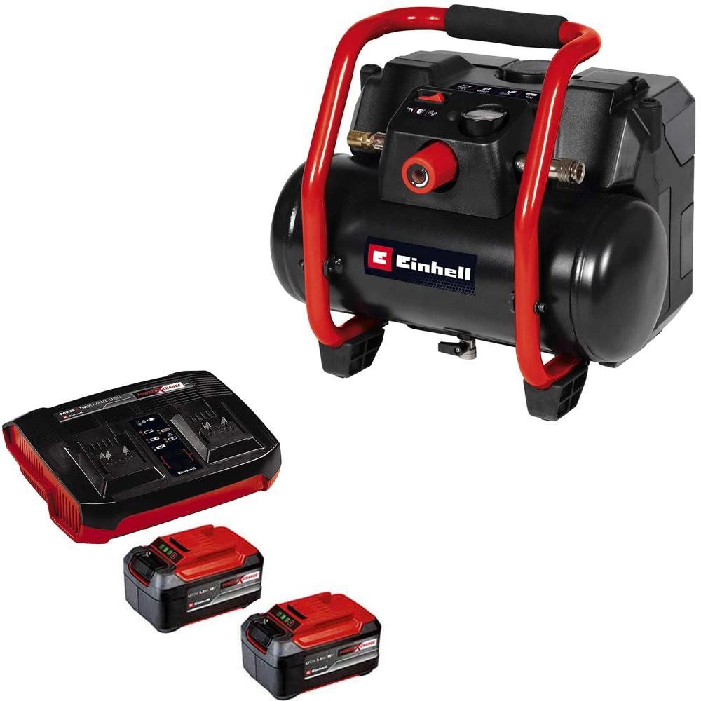 Einhell TE-AC 36/150 Li OF 36v Cordless Oil Free Air Compressor 4 x 4ah Li-ion Twin or Dual Battery Charger - Image 1