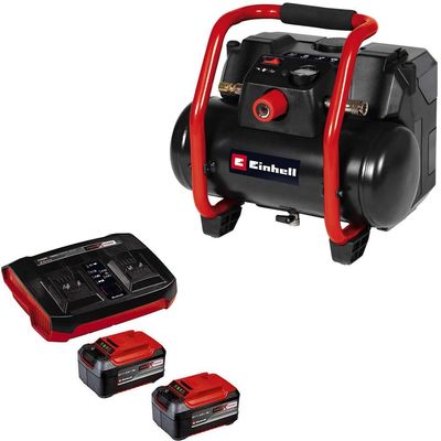 Einhell TE-AC 36/150 Li OF 36v Cordless Oil Free Air Compressor 4 x 4ah Li-ion Twin or Dual Battery Charger
