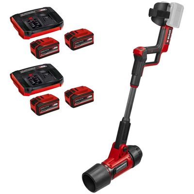 Einhell Professional GP-LB 36/270 Li E BL 36v Cordless Brushless Leaf Blower 4 x 5.2ah Plus Li-ion Twin or Dual Battery Charger