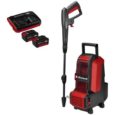 Einhell HYPRESSO 36/105 36v Cordless Brushless Pressure Washer 105 Bar 4 x 5.2ah Plus Li-ion Twin or Dual Battery Charger