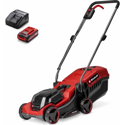 Einhell GE-CM 18/30-1 Li BL 18v Cordless Brushless Rotary Lawnmower 300mm 1 x 4ah Li-ion Battery Charger