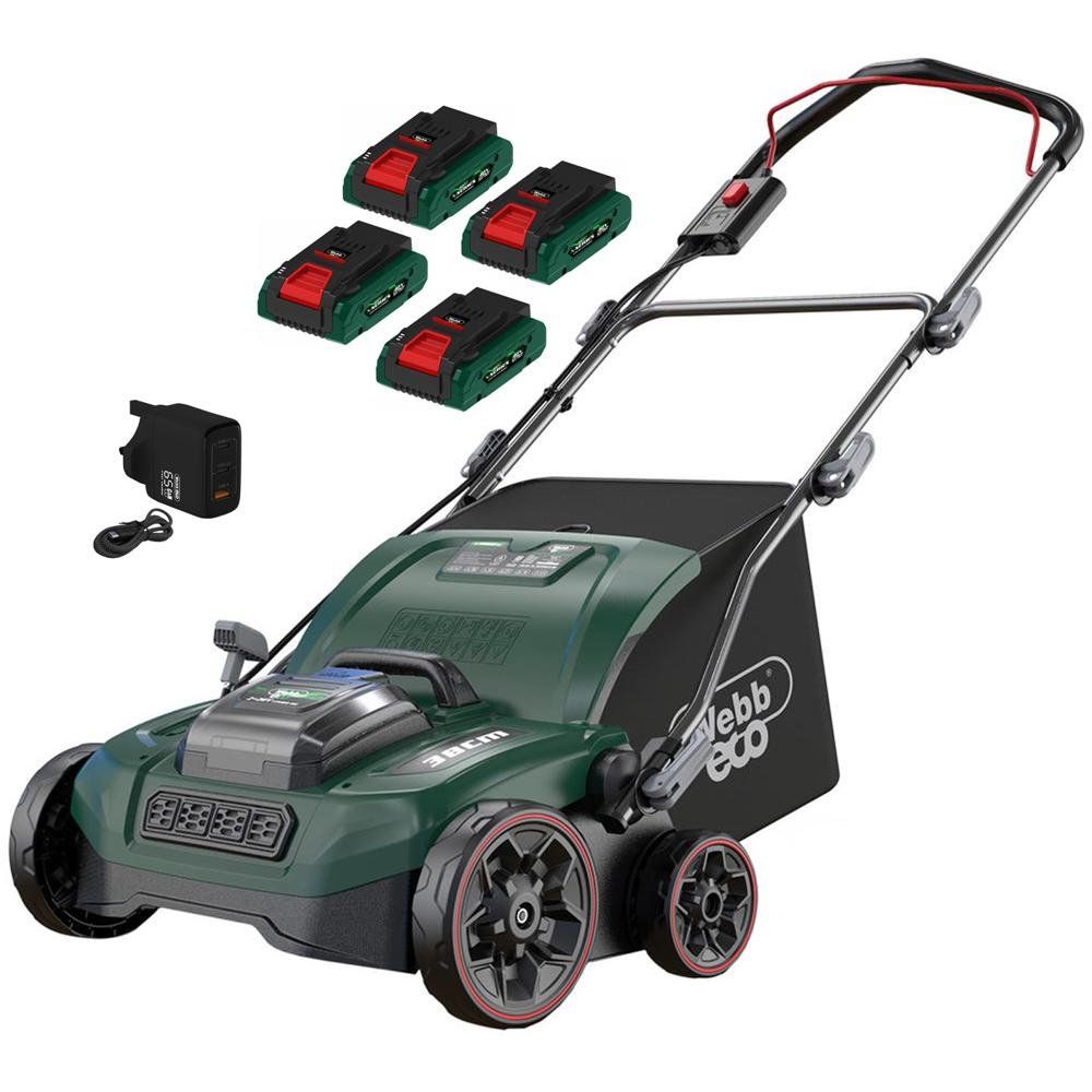 Webb X Series WEV20X2SR 40v Cordless Lawn Raker Scarifier - Image 1