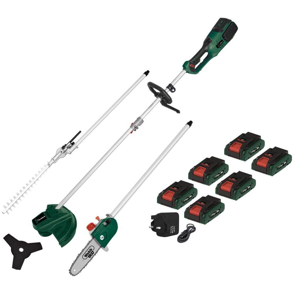 Webb X Series WEV20X2MT 40v Cordless Brushless Garden Multi Tool - Image 1