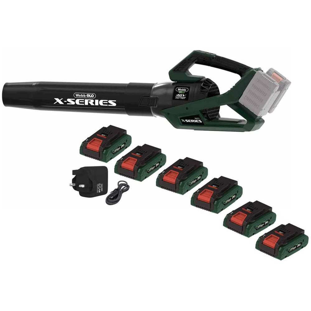 Webb X Series WEV20X2ABB 40v Cordless Brushless Axial Leaf Blower - Image 1
