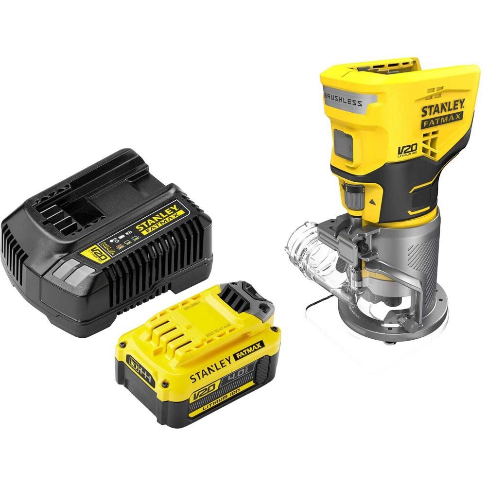 Stanley Fatmax V20 SFMCW400 18v Cordless Brushless 1/4" Trim Router - Image 1