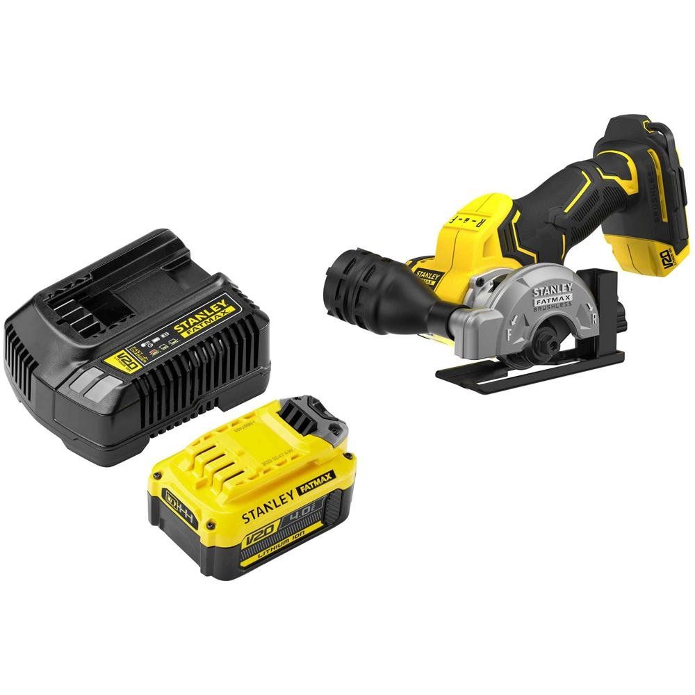 Stanley Fatmax V20 SFMCM300 18v Cordless Brushless Angle Grinder 76mm - Image 1