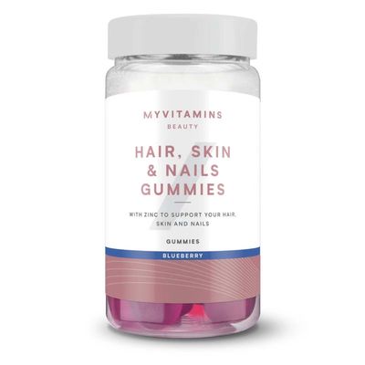 Myvitamins Hair Skin and Nails Gummies - 60gummies - Blueberry