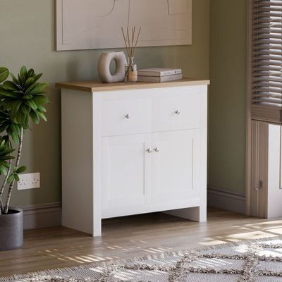 Arlington 2 Drawer 2 Door Sideboard - White