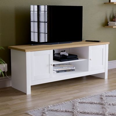Arlington 2 Door TV Unit - White