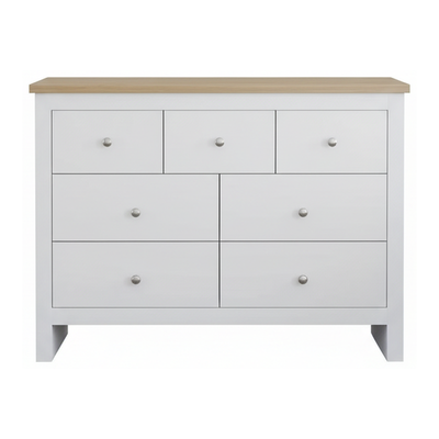 Arlington 7 Drawer Chest - White