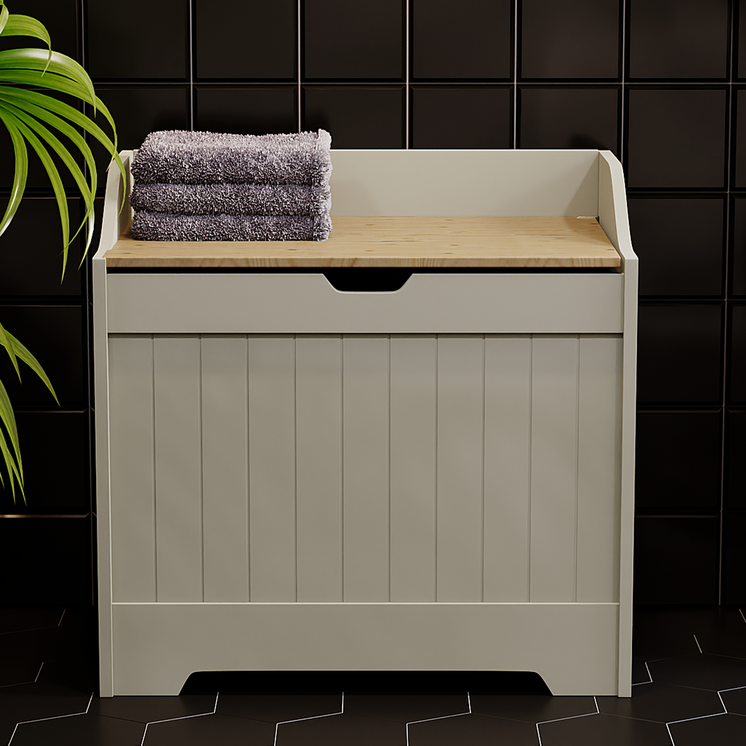 Priano Laundry Chest - Grey - Image 1